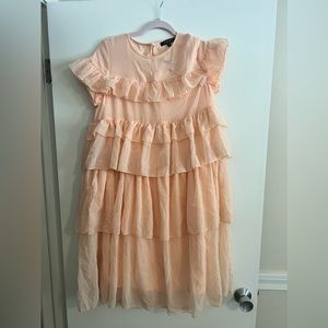 Piper & Scoot Peach Ruffle Dress! NWT